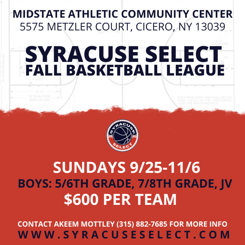 Fall Basketball League Syracuse Select