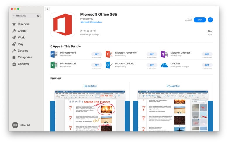 وأخيرا حزمة مايكروسوفت اوفيس 365 تتوفر على متجر Mac App Store مدونة نظام أون لاين التقنية