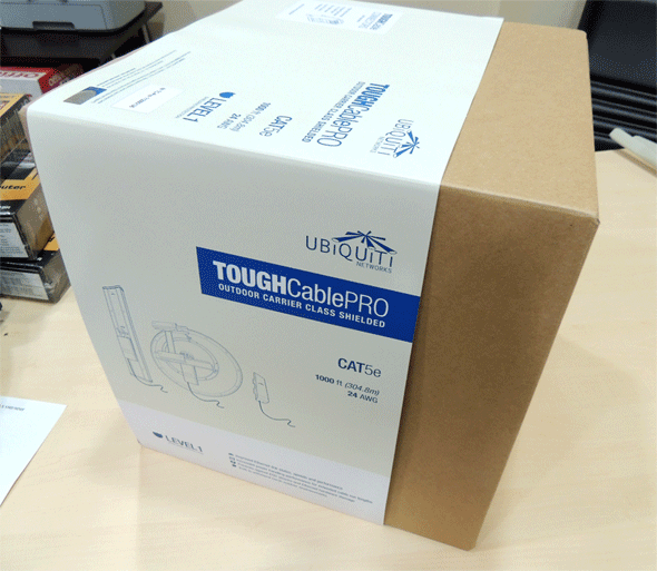 UBiQUiTi TOUGHCable PRO (TCPRO) CAT5e Outdoor CarrierClass Shielded