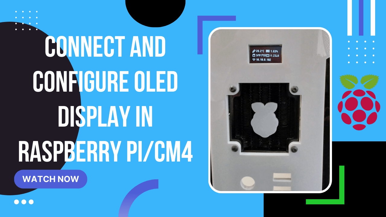 Connect and configure OLED display in Raspberry Pi or CM4 Sysadmin Linux administration