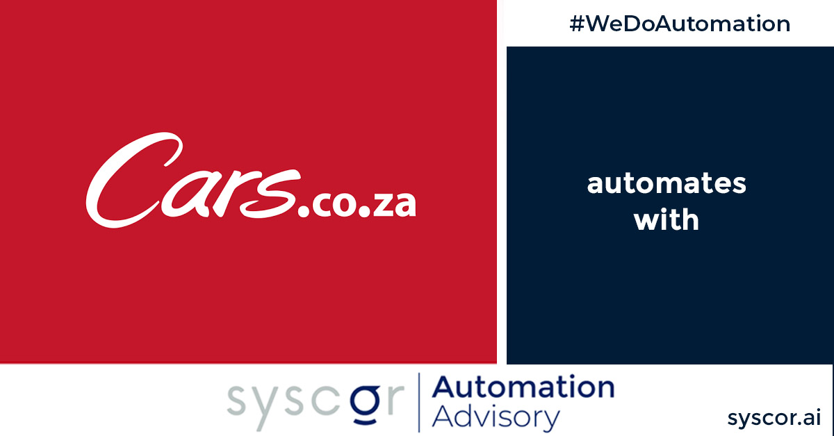 Cars.co.za Automates with Syscor Syscor