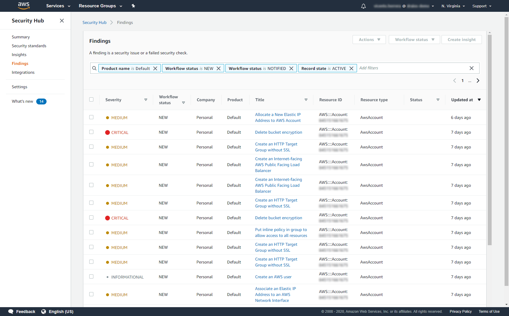 Checking Security Findings in AWS Security Hub Secure DevOps with
