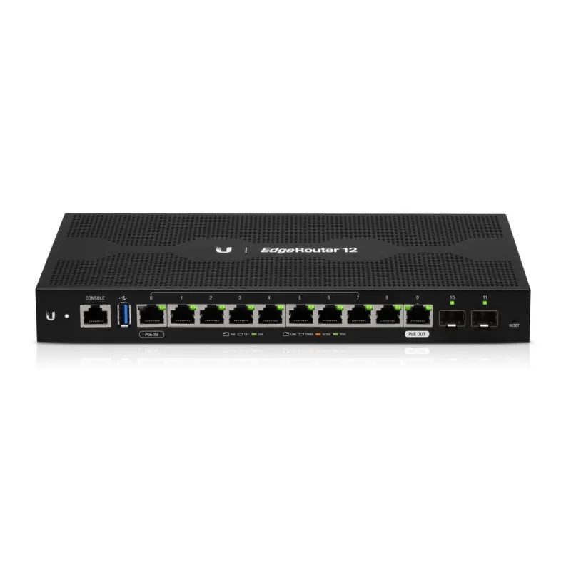 Ubiquiti EdgeRouter 12 (ER12) Advanced Network Router 12 Port Gigabit