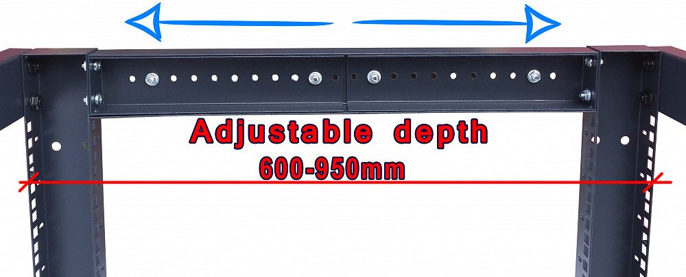 Four Post Open Frame Server Racks — 4 Pole Relay Network Racks