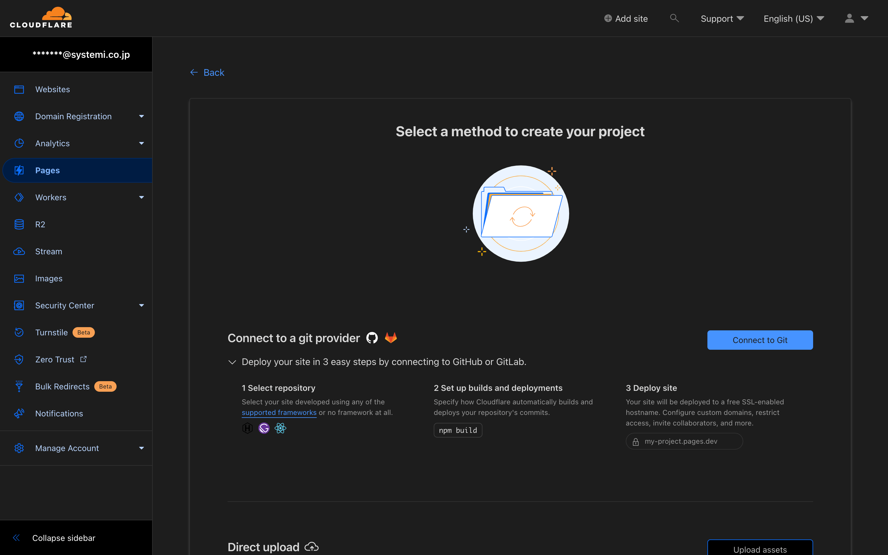 Cloudflare Pages を試してみる Tech Blog