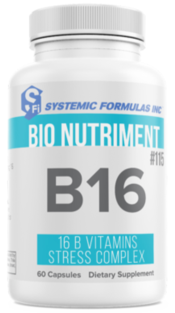B16 Vitamin B Stress Complex Systemic Formulas