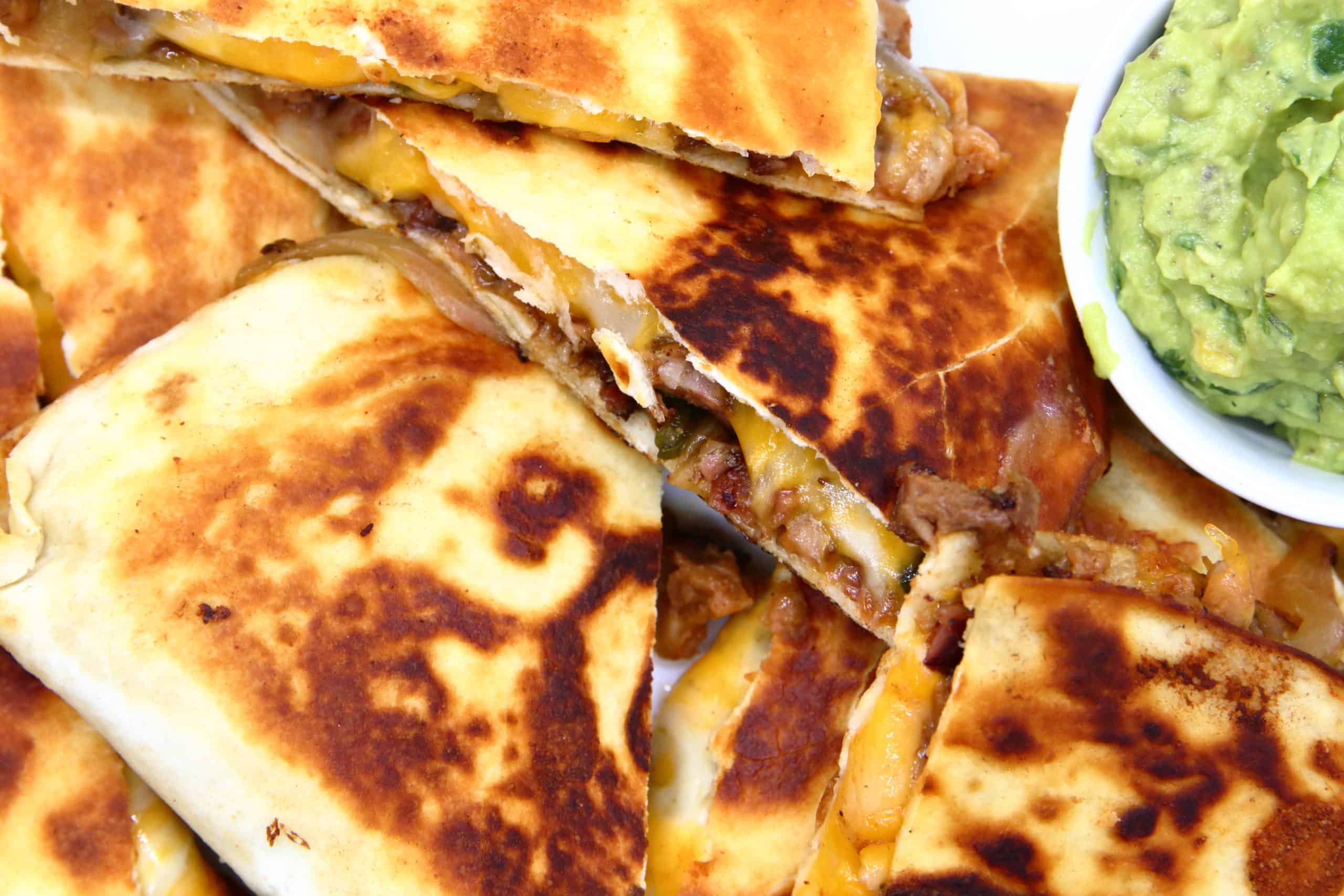 Cheesy Smoked Rib Quesadillas System of a Brown