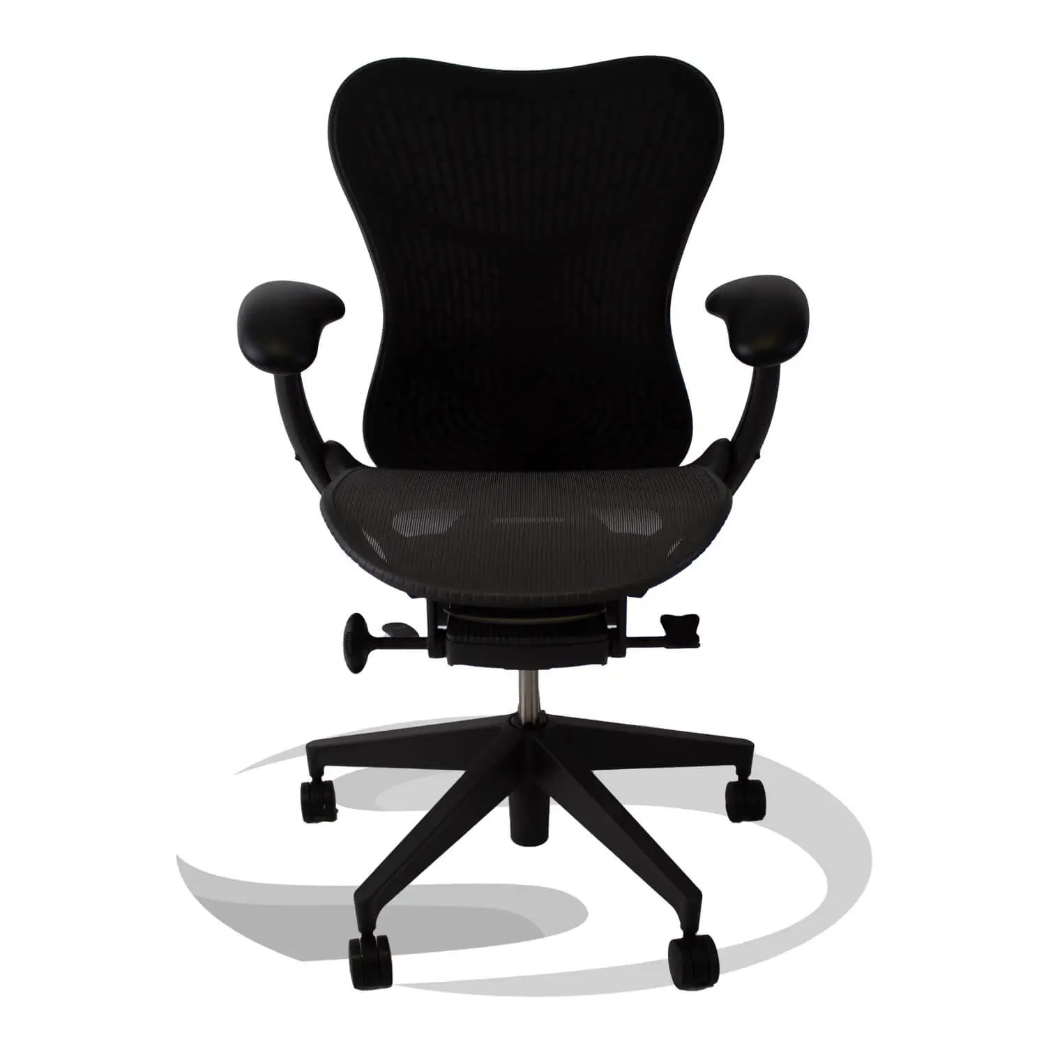Herman Miller Mirra v2 Graphite Fabric Fully Loaded Systems Office