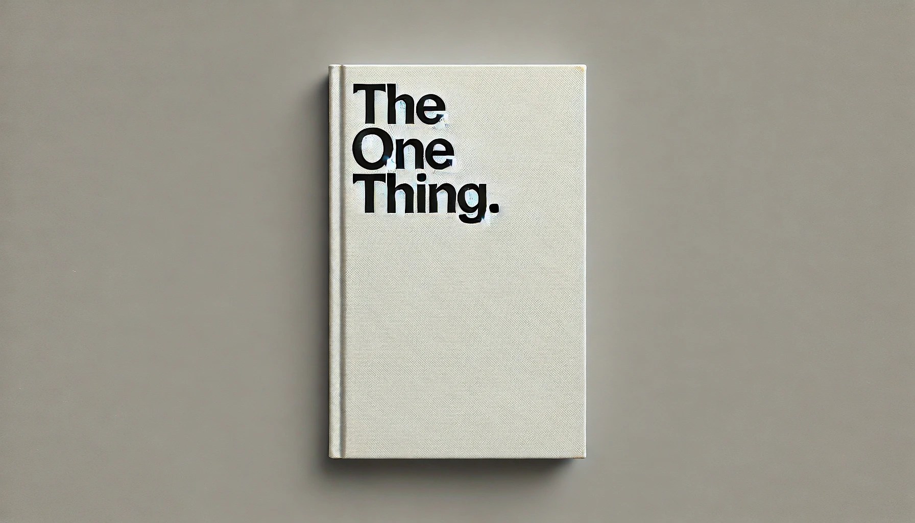 The ONE Thing Summary by Gary Keller and Jay Papasan