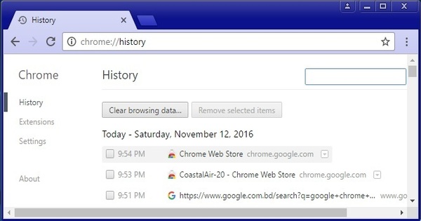 How to Clear History on Google Chrome System Zone