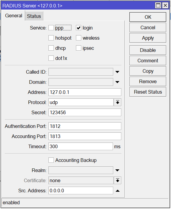 MikroTik RADIUS Server Setup with User Manager RouterOS7 System Zone