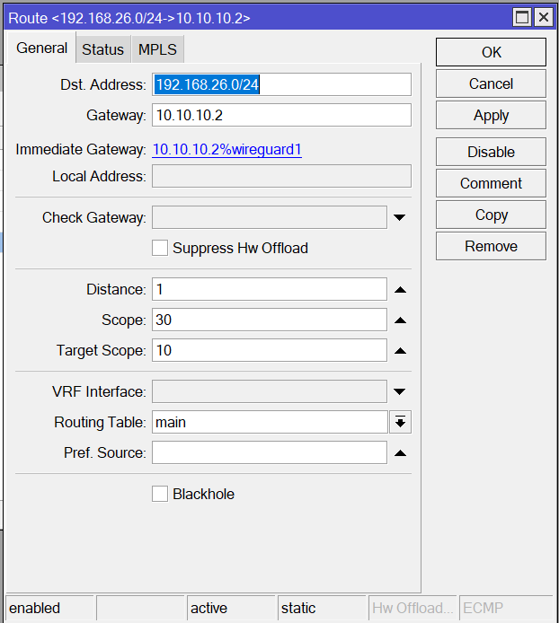 WireGuard Site to Site VPN Between MikroTik RouterOS 7