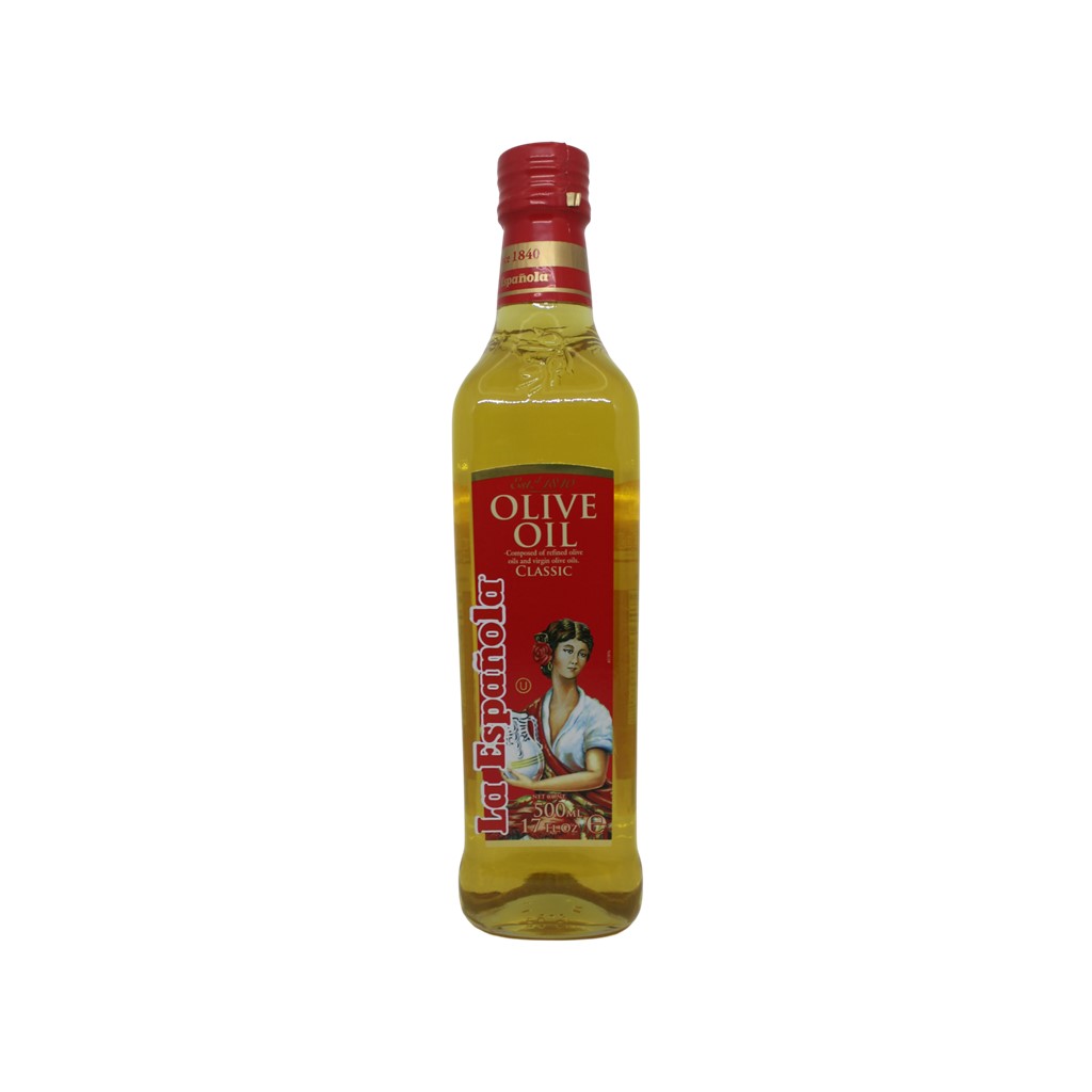 La Española 100 Pure Olive Oil 500ml (Glass) Sysu International Inc.