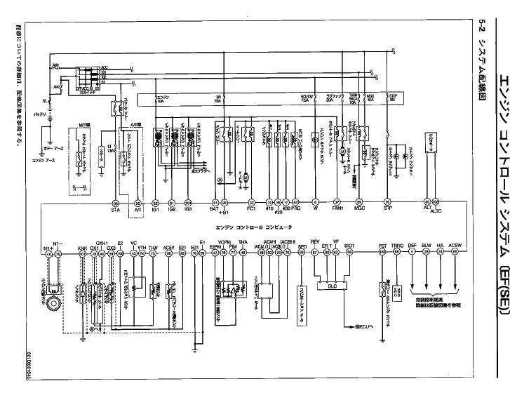 ハイゼット S210P EF 電動ファンが回らない 配線図
