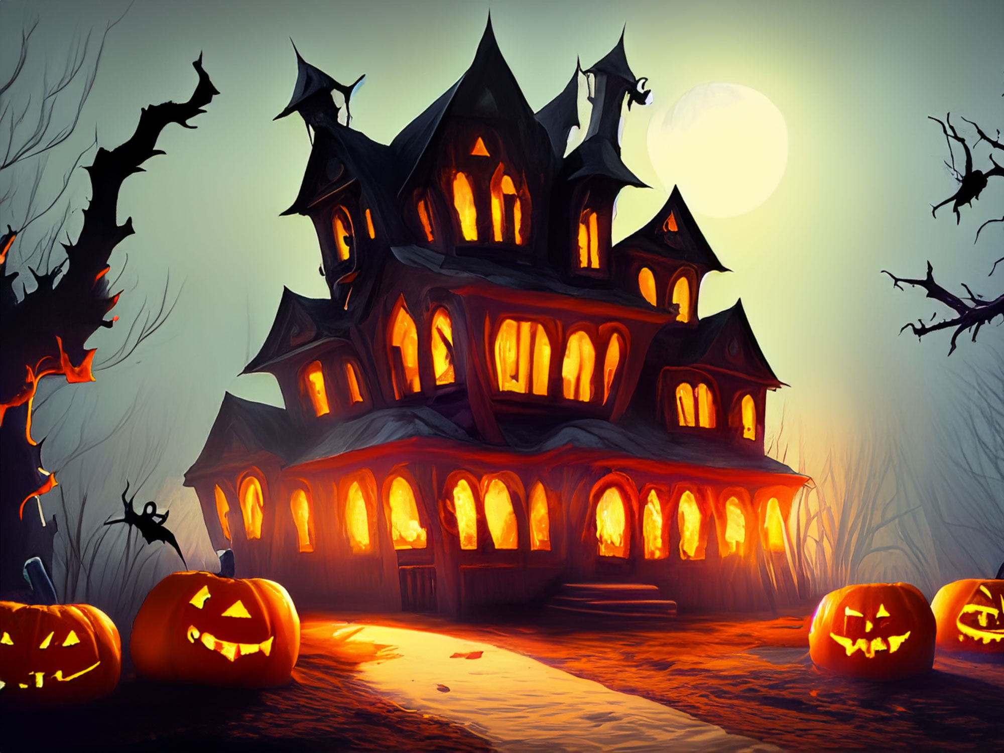 Scary Sherry's Screamatory 5 Haunted House Oct. 20, 2023, at Los