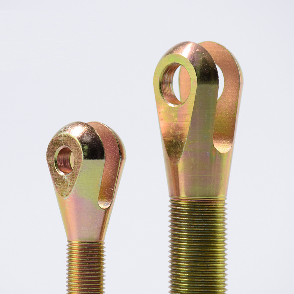 Yellow Zinc Plated Q235 Threaded Clevis Rod Ends