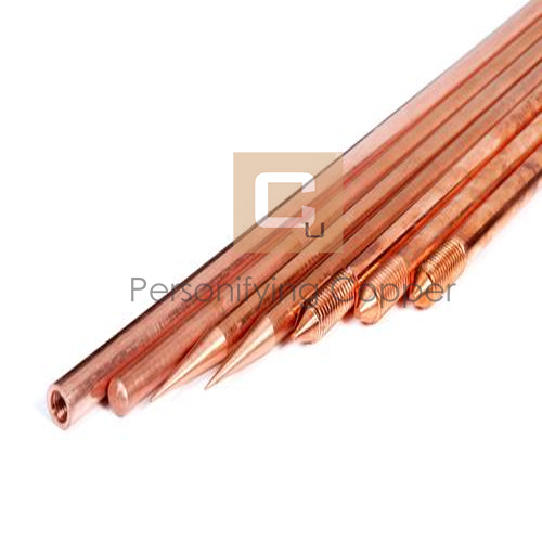 Solid Copper Earth Rods S & Z materials