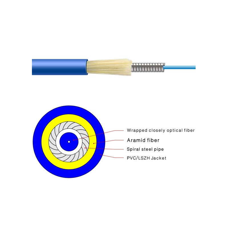 Armored Simplex Fiber Optic Cable