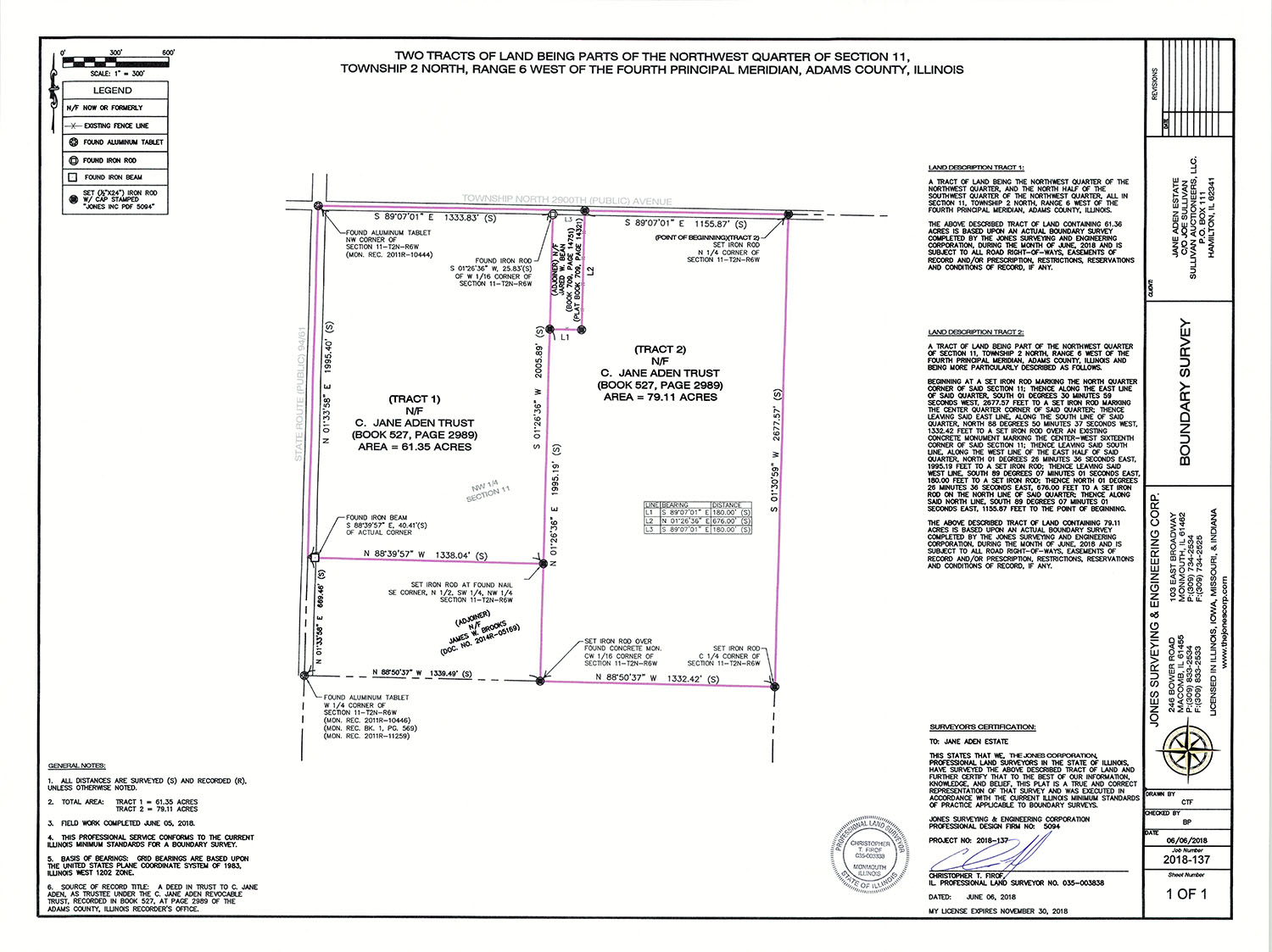 SURVEYS A DETAILED LOOK AT A PIECE OF LAND Law Office of Andrew Szocka, P.C. Crystal Lake, IL