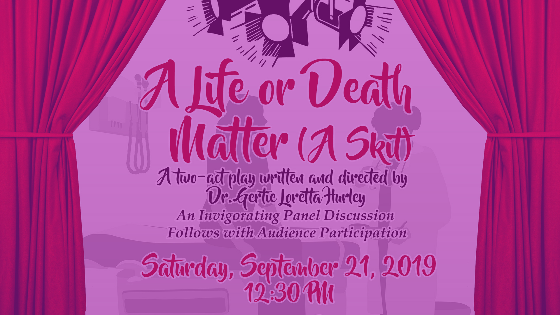Event A Matter of Life & Death Taking Effective Action(017)