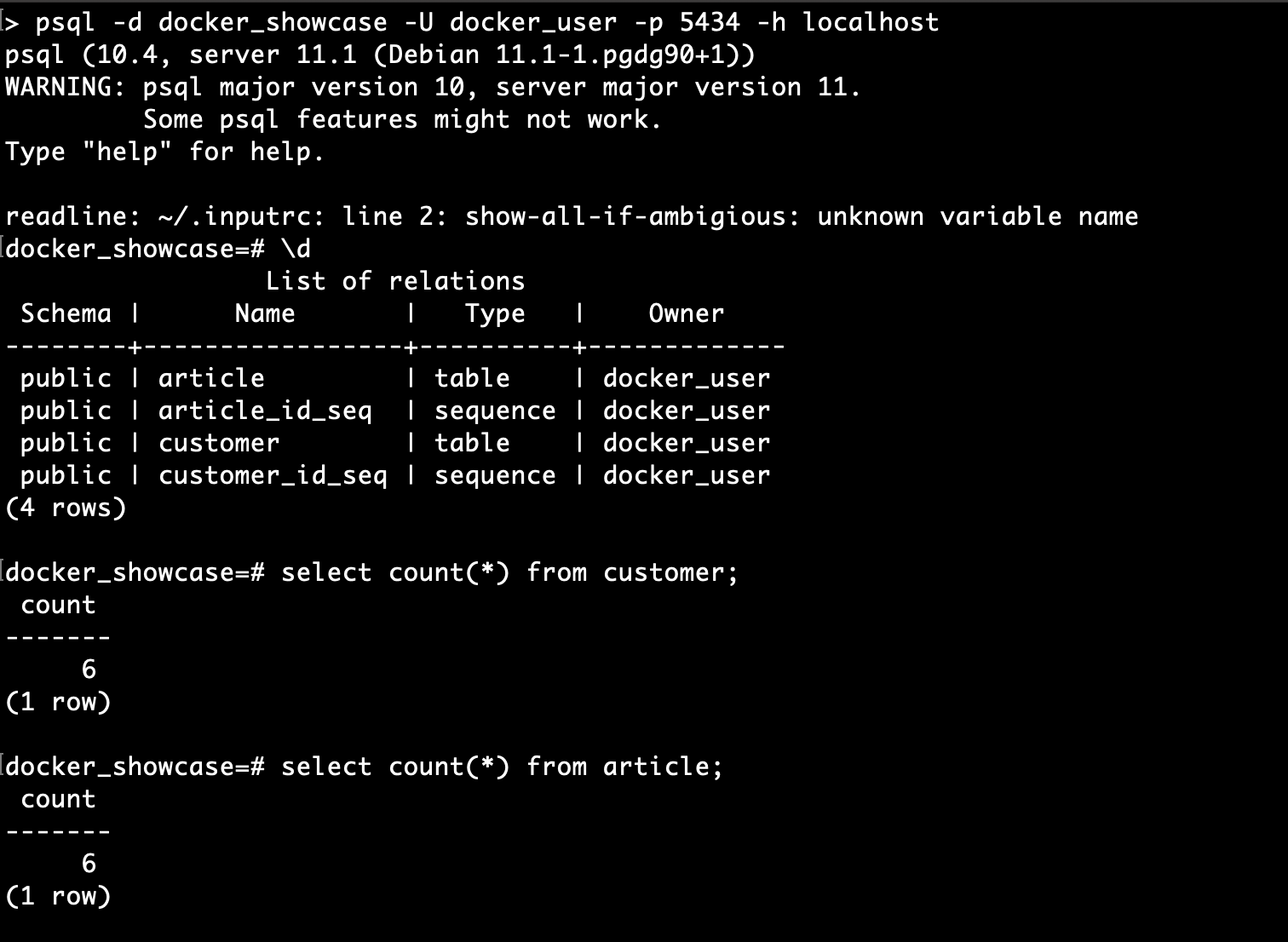 RecipePostgres backup in a docker container Timo Heiten