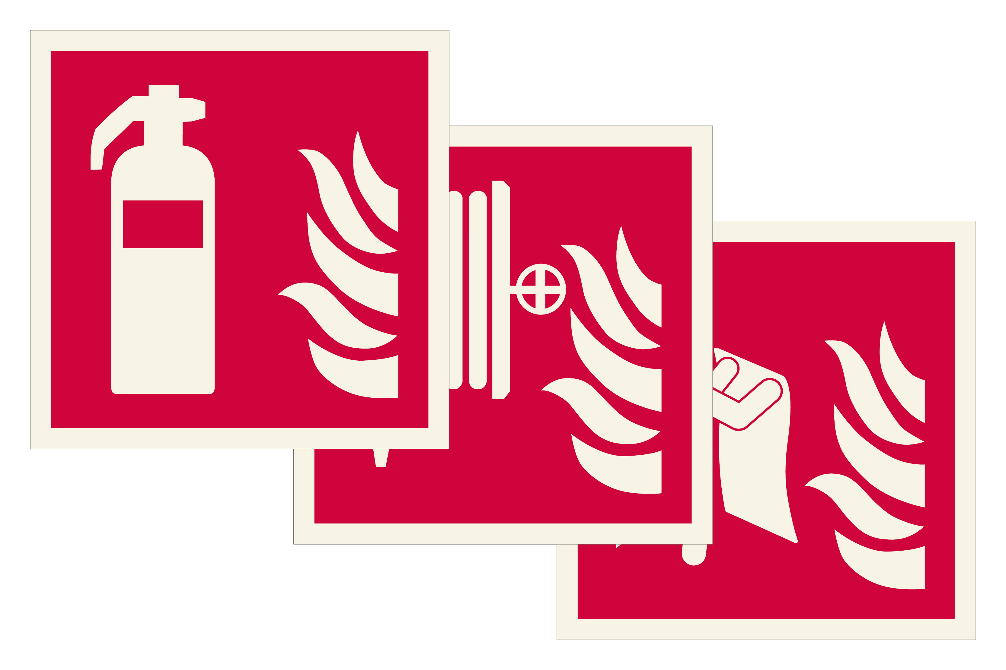 Firefighting and fire safety signs TISS
