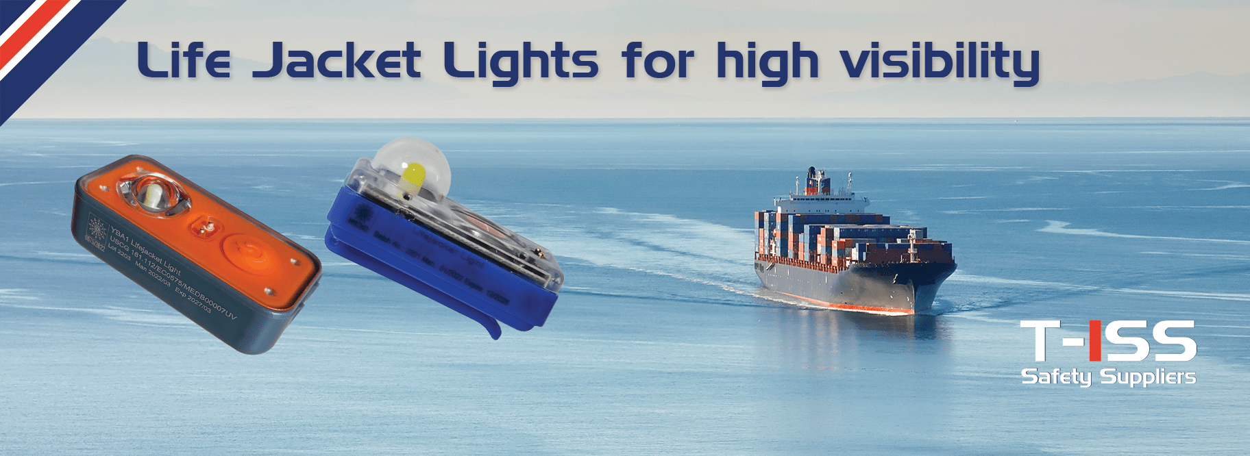 Life Jacket Lights to increase visibility on lifejackets TISS
