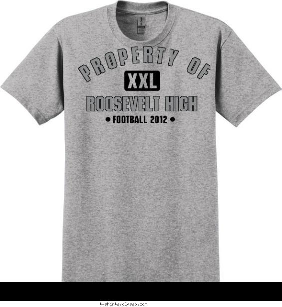 Football Design » SP1979 Football Property of Shirt