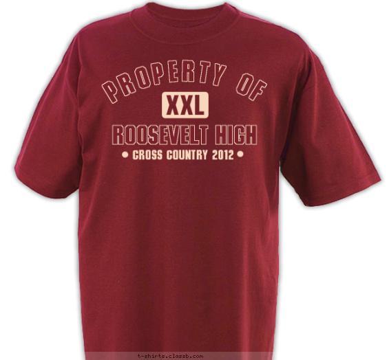 Cross Country Design » SP1985 Cross Country Property of Shirt