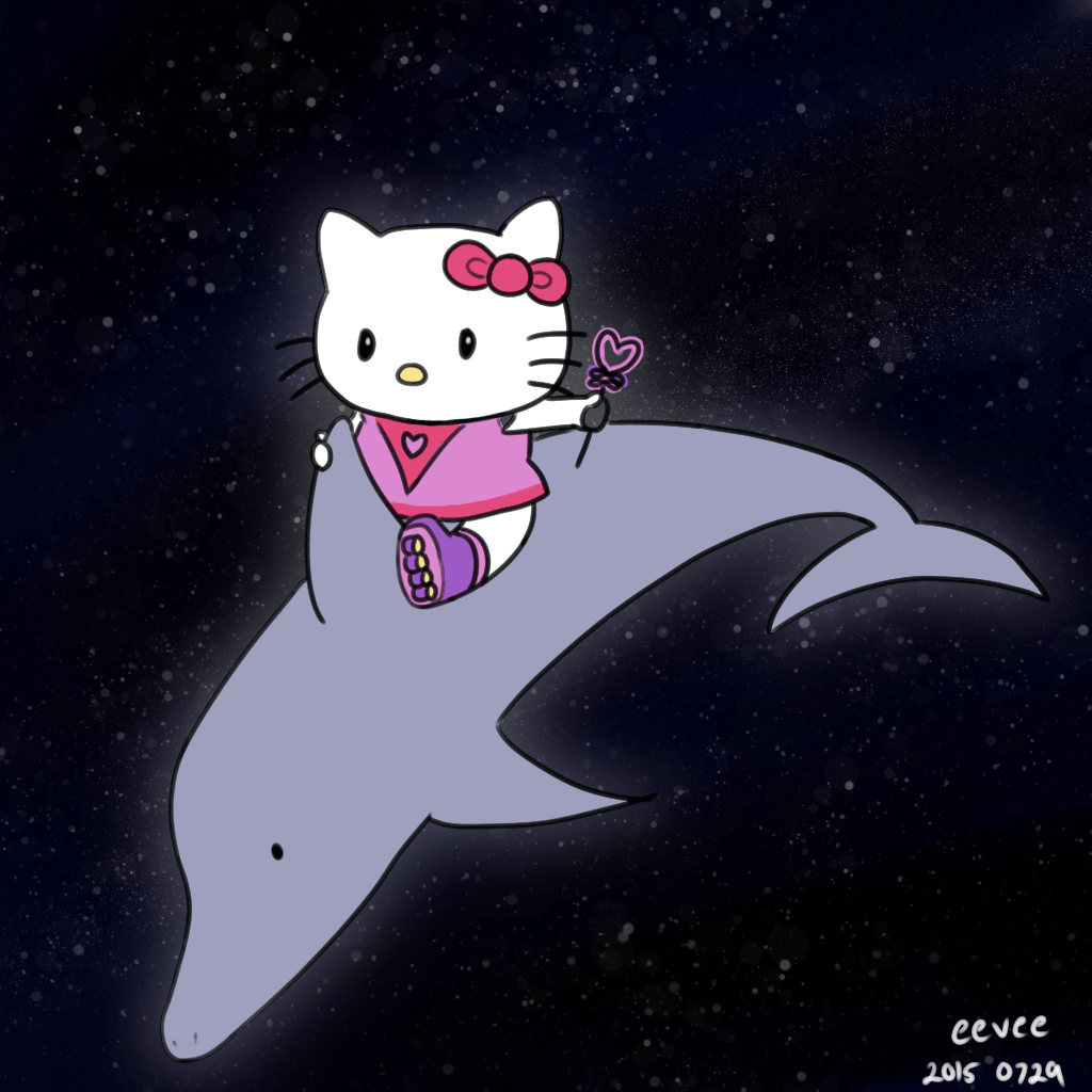 ecco the dolphin and hello kitty