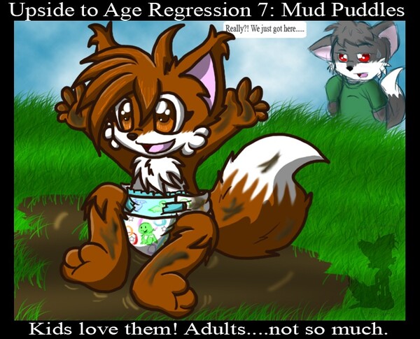 Upside to Age Regression 7 by BabyChrisTheFox Fur