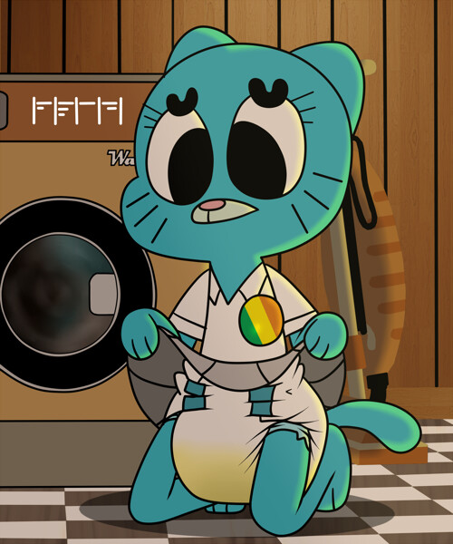 Diapered Nicole Watterson by FillyScoots42 Fur Affinity [dot] net