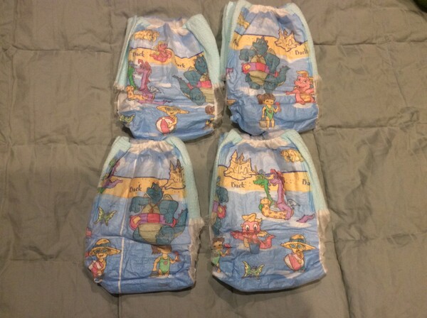 Dragon Tales swim pants rear view by Experiment626 Fur Affinity