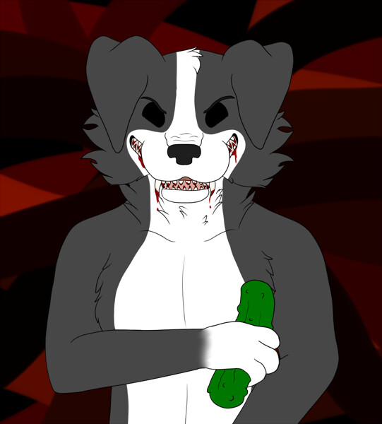 Mr. Pickle's dark side by Shade_Art Fur Affinity [dot] net