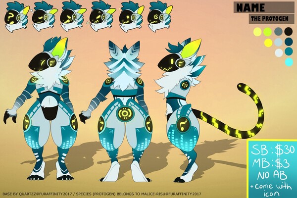 Protogen design 10 auction CLOSED by NAZAKICAIN Fur Affinity [dot