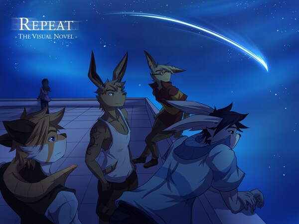 Repeat (Visual Novel) Cover Art 2018 by shirokoi Fur