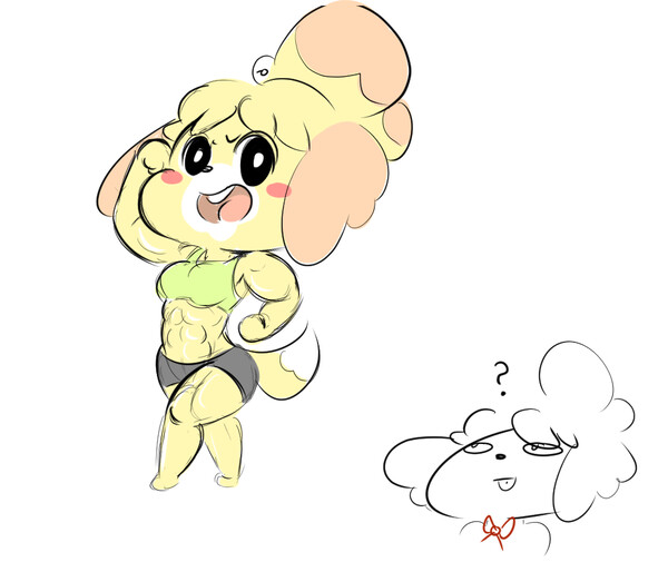 Buff Isabelle by vallycuts Fur Affinity [dot] net