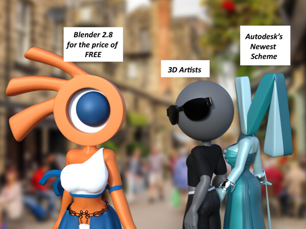 Maya vs Blender by idsaybucketsofart Fur Affinity [dot] net