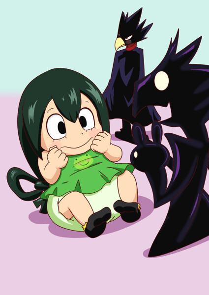 Baby Tsuyu 2 by ArtieCanvas Fur Affinity [dot] net