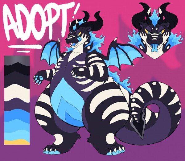 Dragon Adopt!! ((OPEN)) by OreoCakes Fur Affinity [dot] net