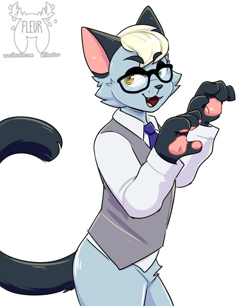 Raymond from Animal Crossing by Fleurfurr Fur Affinity [dot] net