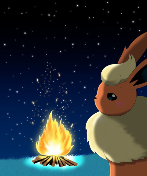 Looking Sky ( Flareon ) by WinickLim Fur Affinity [dot] net