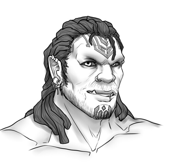 Half Orc Thing By Musclebreadcrumbs -- Fur Affinity [Dot] Net 634_x_675_jpg