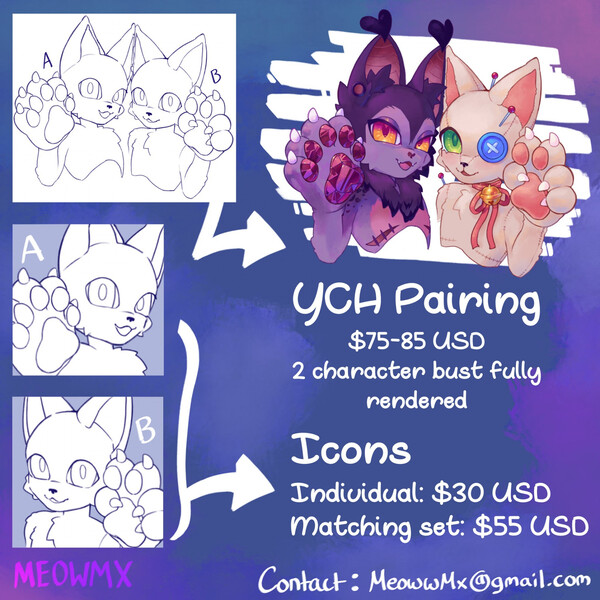 YCH Commission Sheet by meowmx -- Fur Affinity [dot] net
