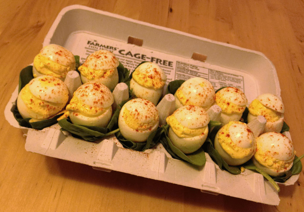 Stuffed Deviled Eggs T1D and Gluten Free
