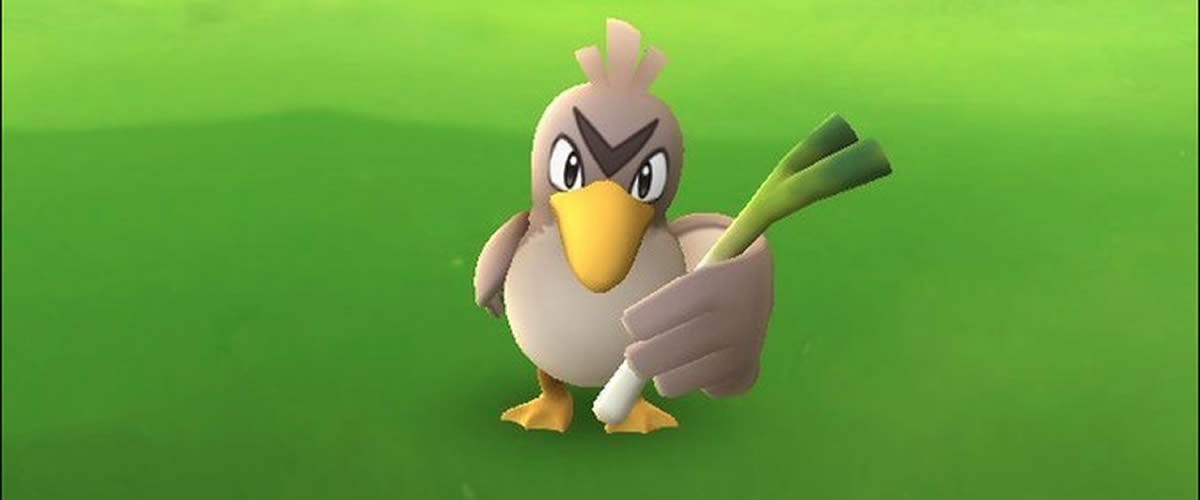 Farfetch'd está disponível mundialmente em Pokémon GO por 48 horas