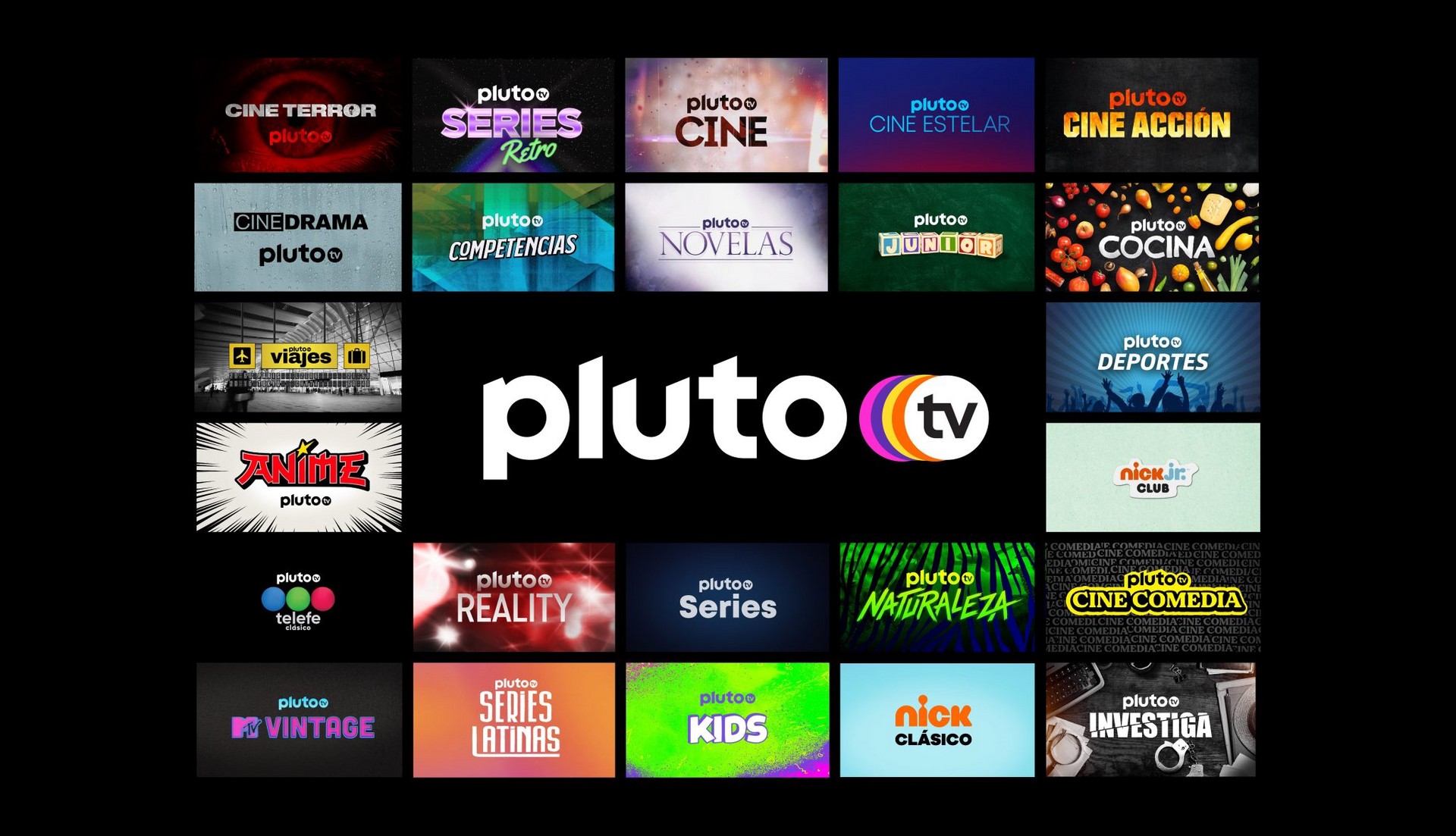 Pluto TV recebe sete novos canais com conteúdos da Rede TV e TV Cultura