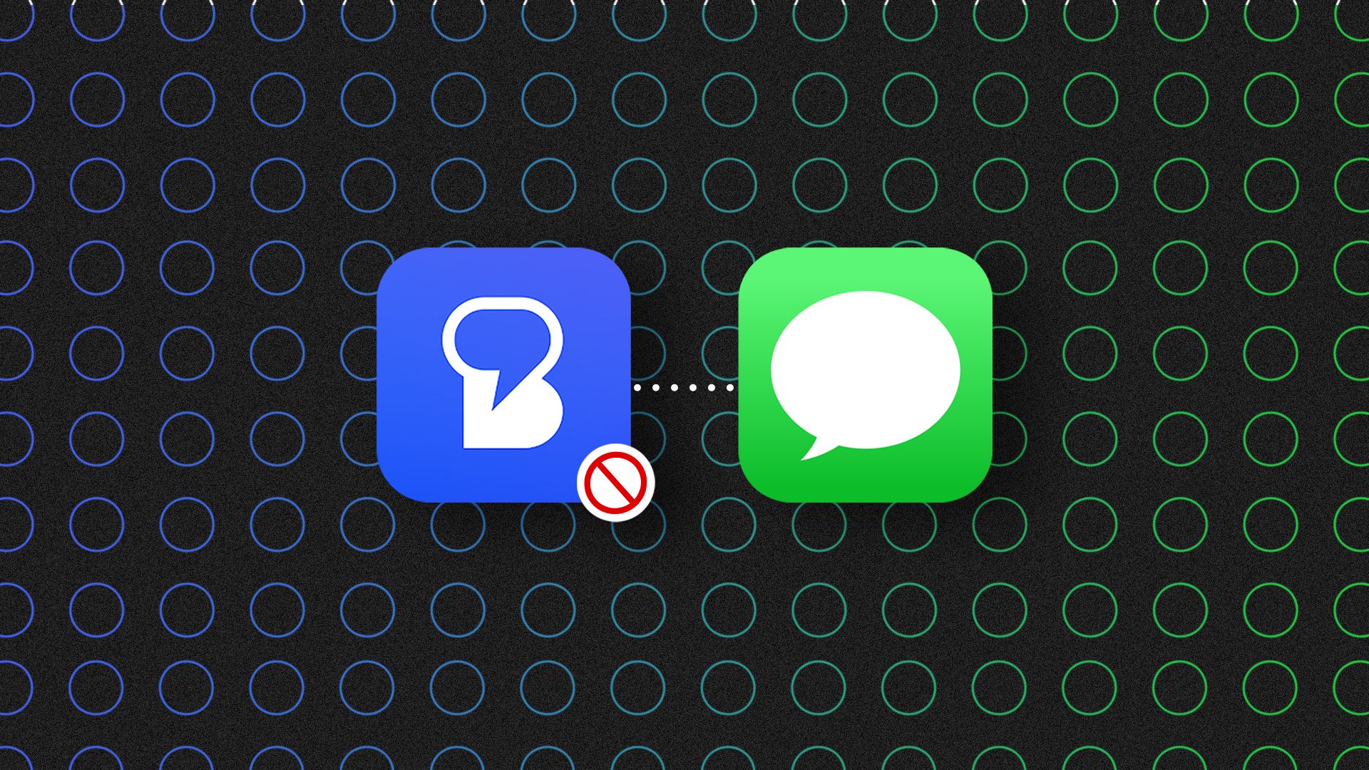 Beeper Mini disables the option to start new connections in iMessage