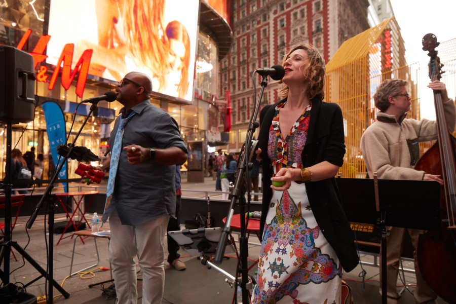 Free Summer Music Programs in the Times Square Broadway Pedestrian
