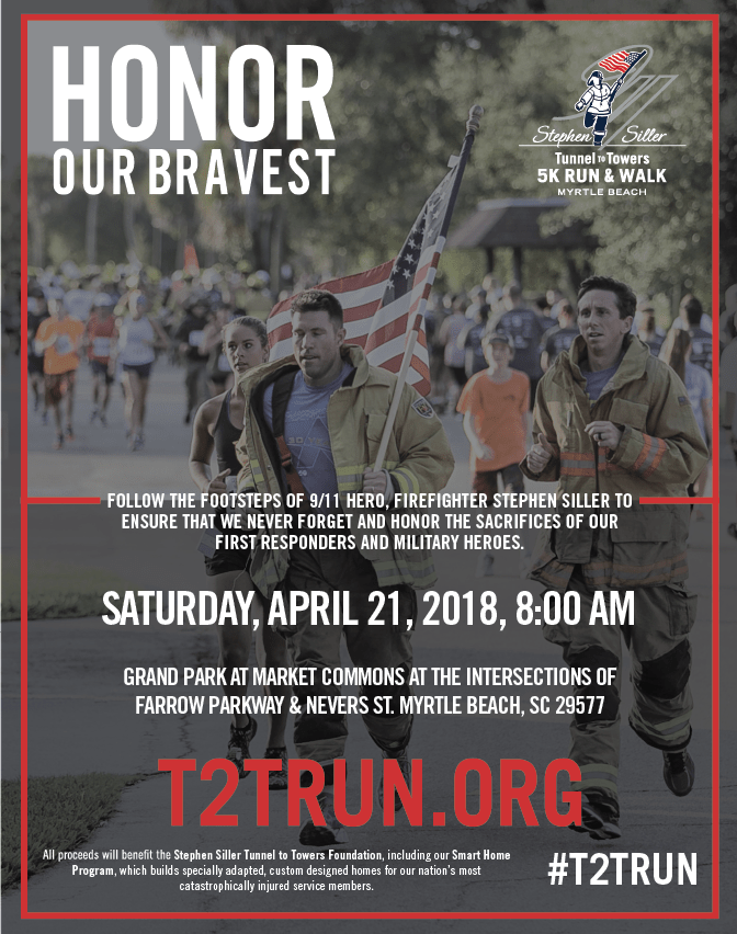 2018 Tunnel to Towers 5K Run & Walk Myrtle Beach Tunnel to Towers